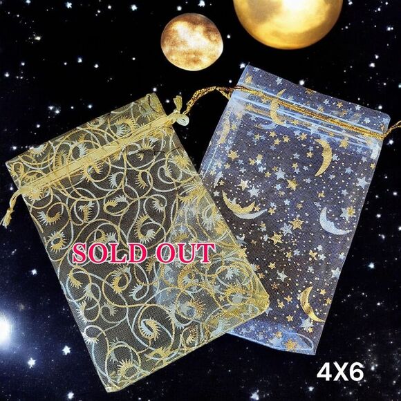 Organza Bags Silver 4X6, 40 count! NEW WITHOUT TAGS SWEET AND SPARKLY - Picture 1 of 1